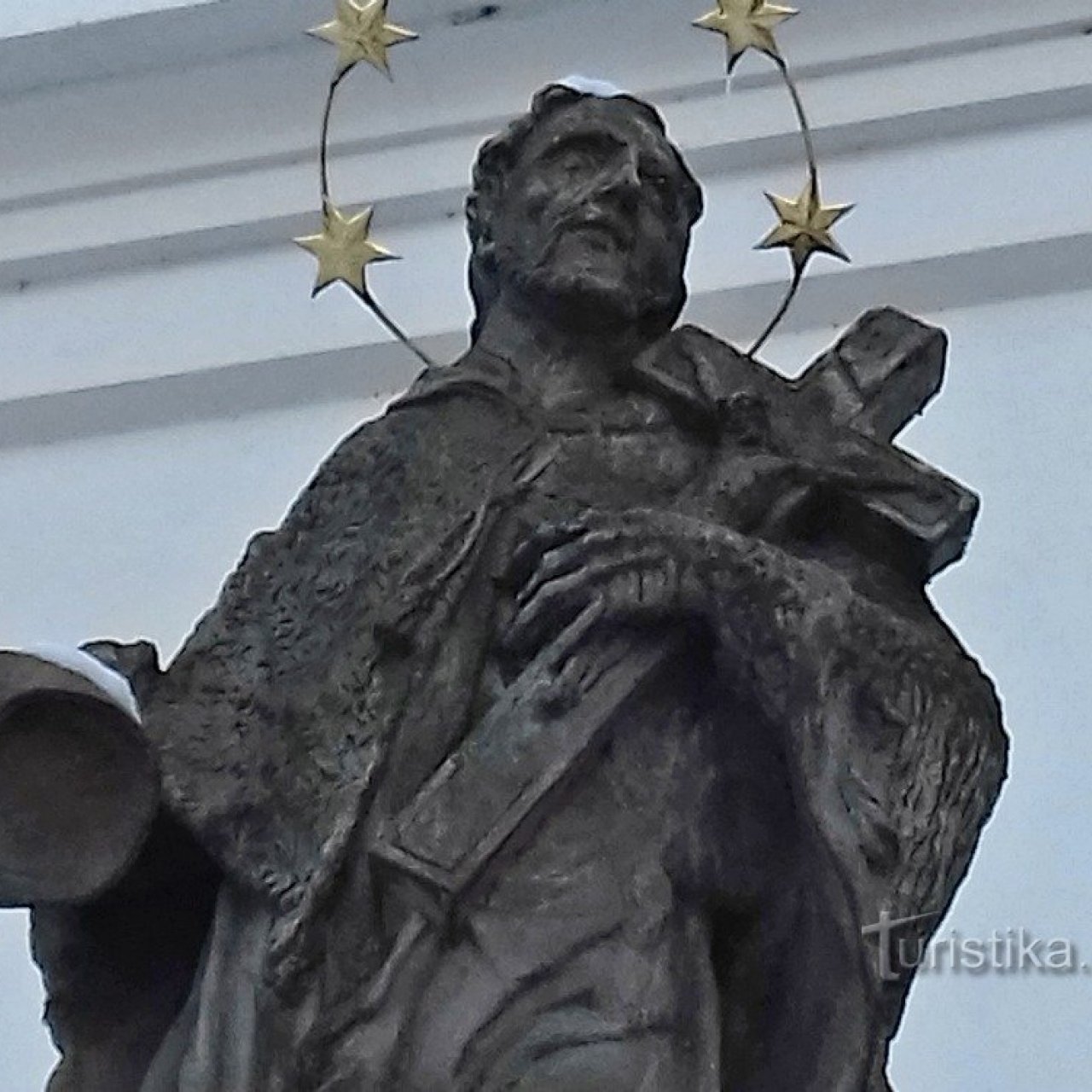 Šumperk – socha sv. Jana Nepomuckého (Radniční ulice)