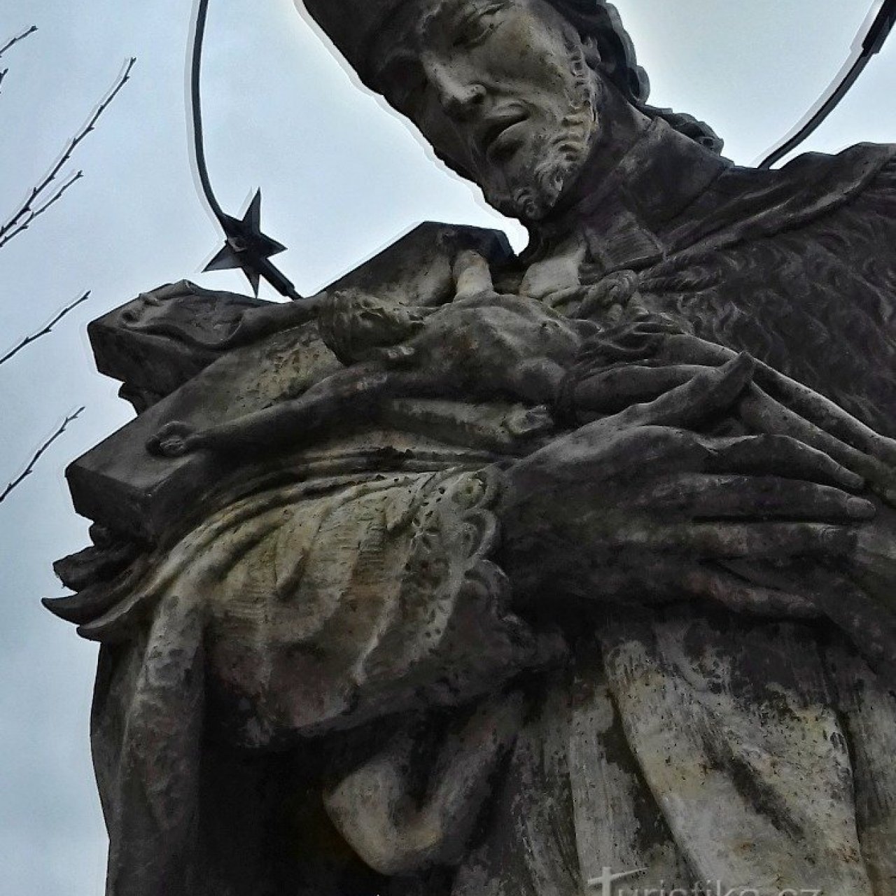 Šumperk – socha sv. Jana Nepomuckého (Nerudova ulice)