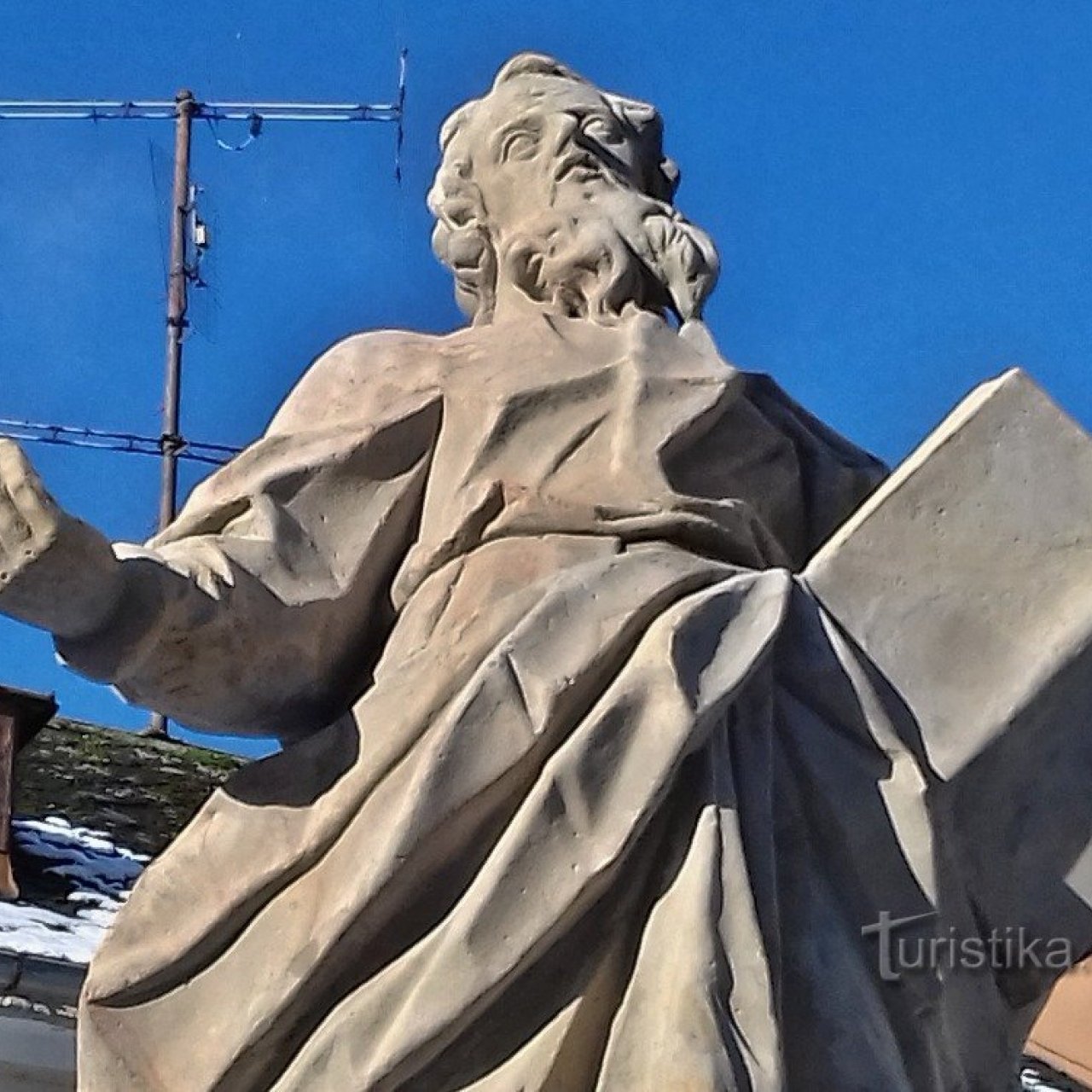 Šumperk – socha sv. Lukáše
