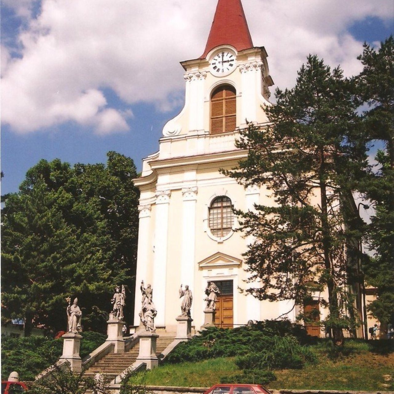 Židlochovice - kostel Povýšení sv. Kříže
