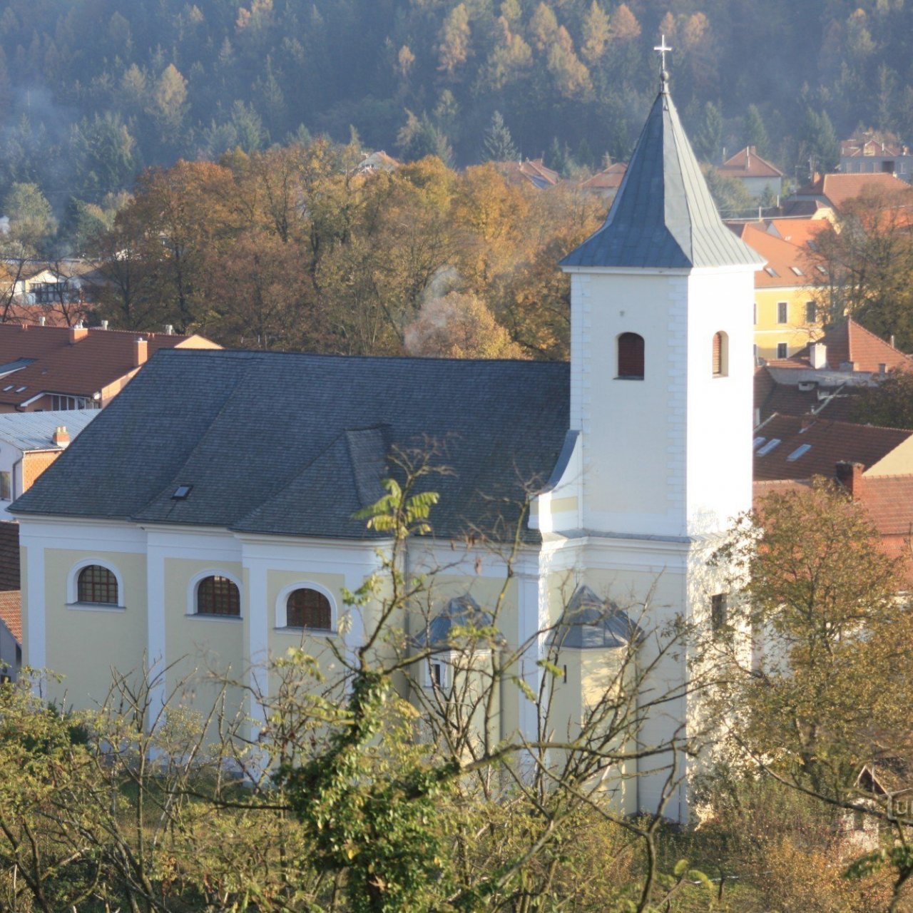 Černá Hora - kostel sv. Vavřince