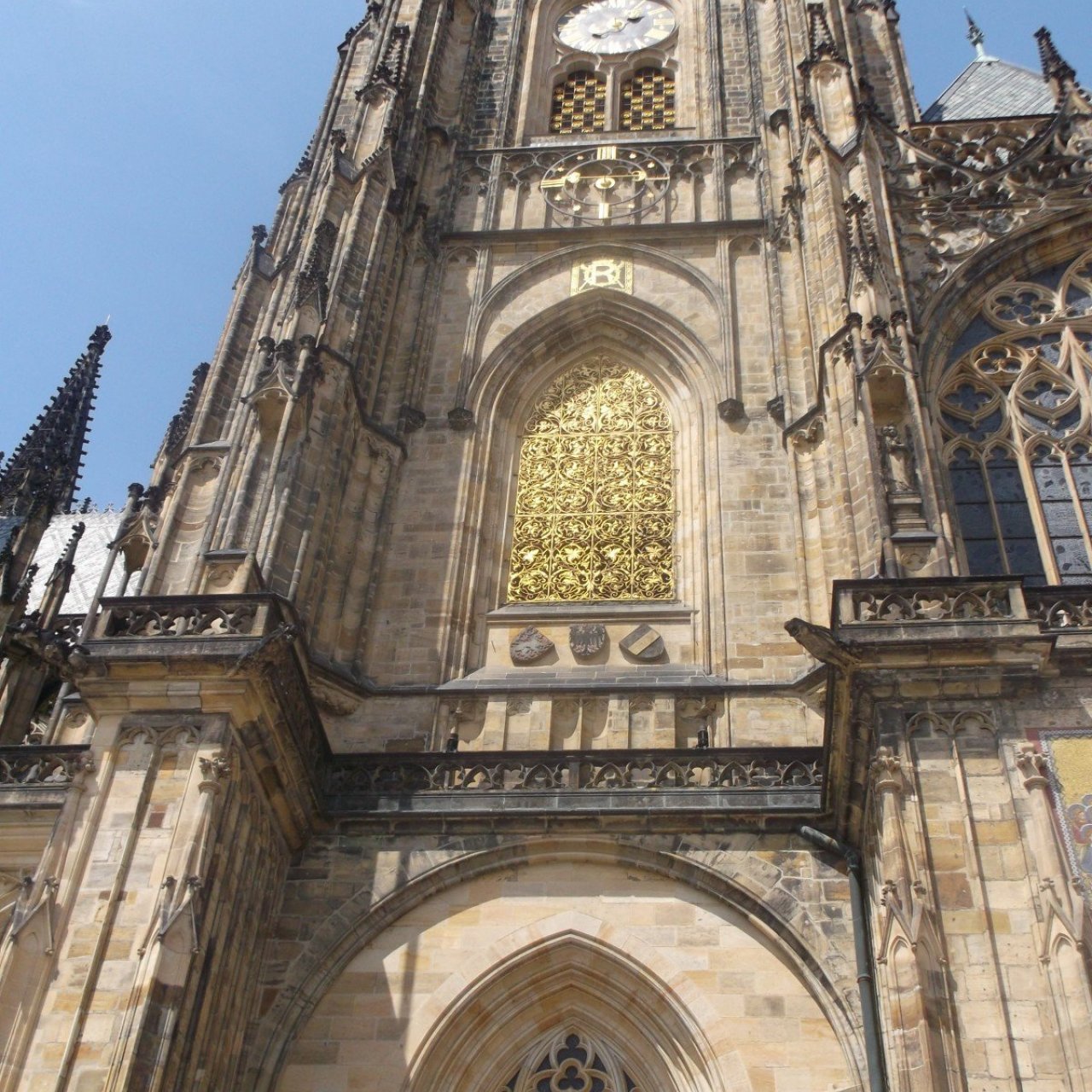 Praha - Veľká južná veža Katedrály sv. Víta, Václava a Vojtěcha