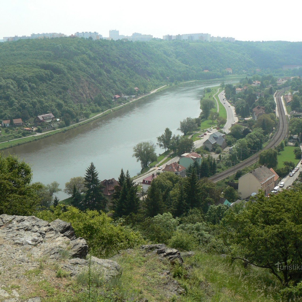 Praha - Vyhlídka na Vltavu a Sedlec
