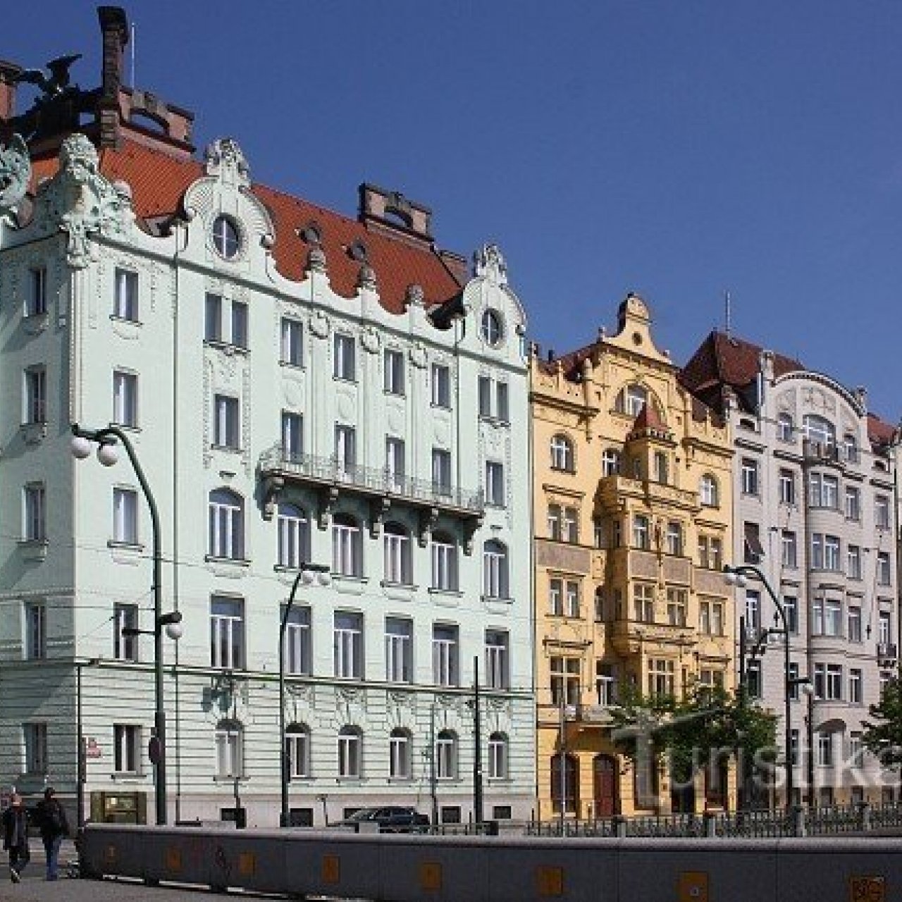 Praha, Nové Město - Masarykovo nábřeží