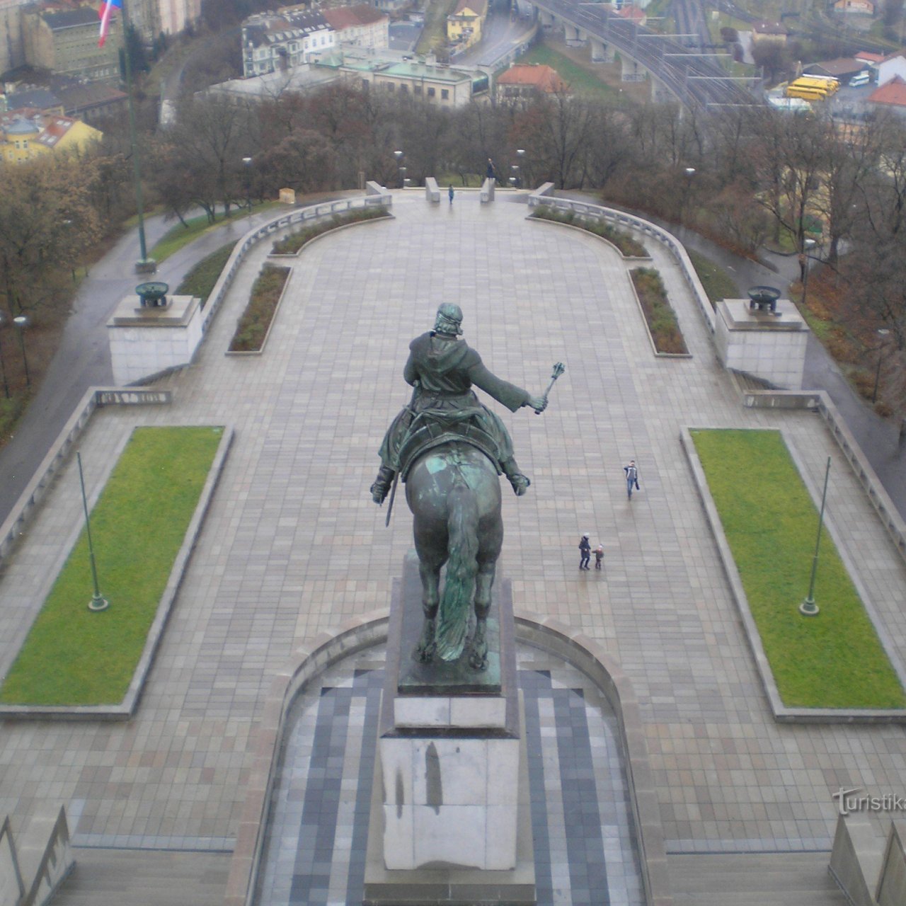 Vyhlídková terasa na Národním památníku na Vítkově
