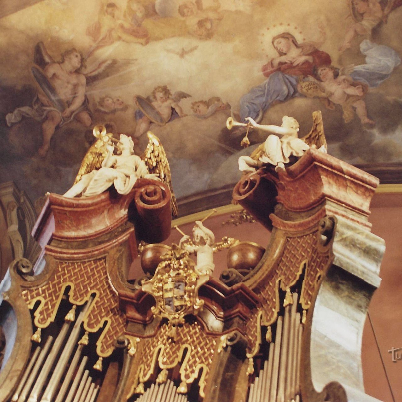 Praha - Zrcadlová kaple (Klementinum – kaple Zvěstování Panny Marie)