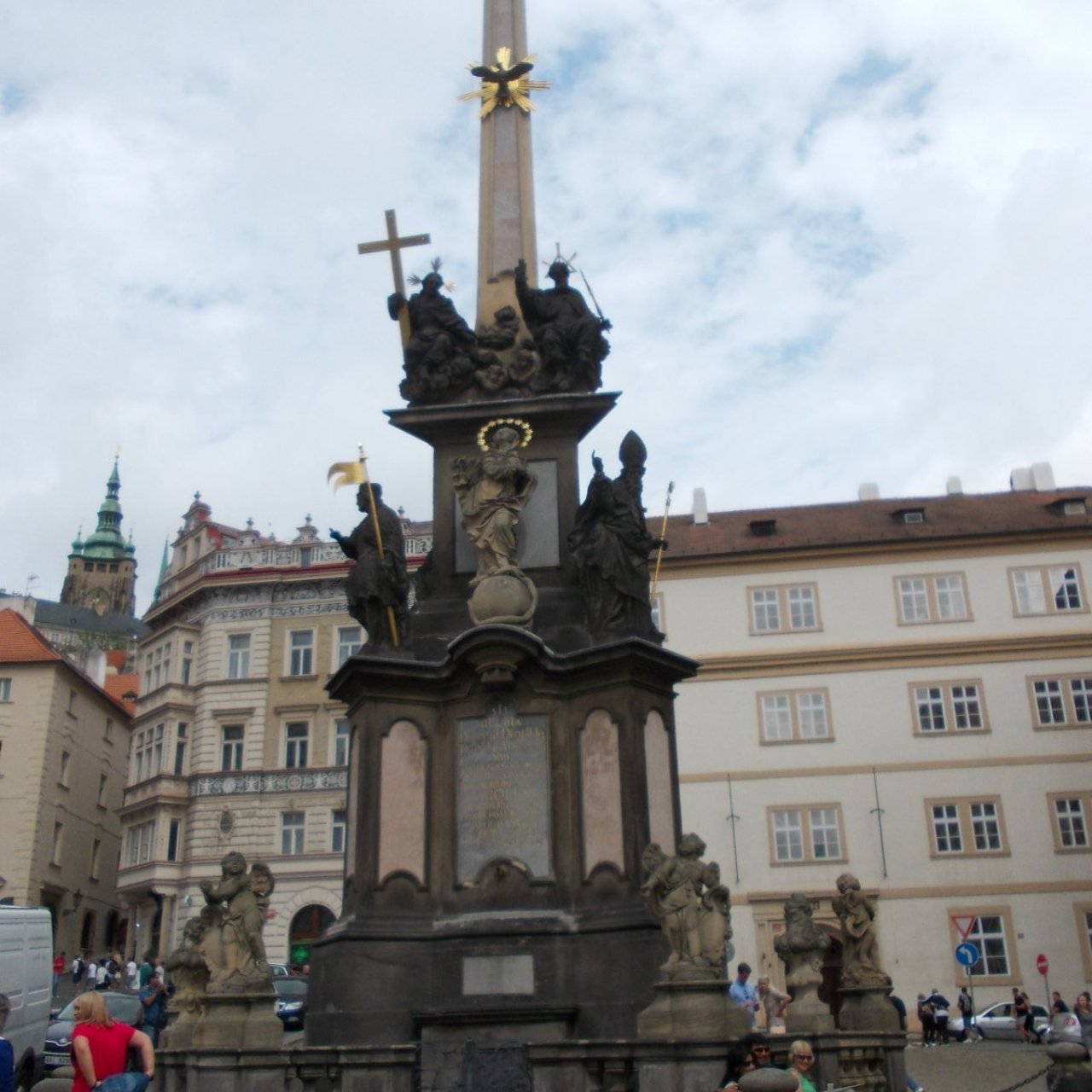 Praha - Stĺp Najsvätejšej trojice na Malostranskom námestí