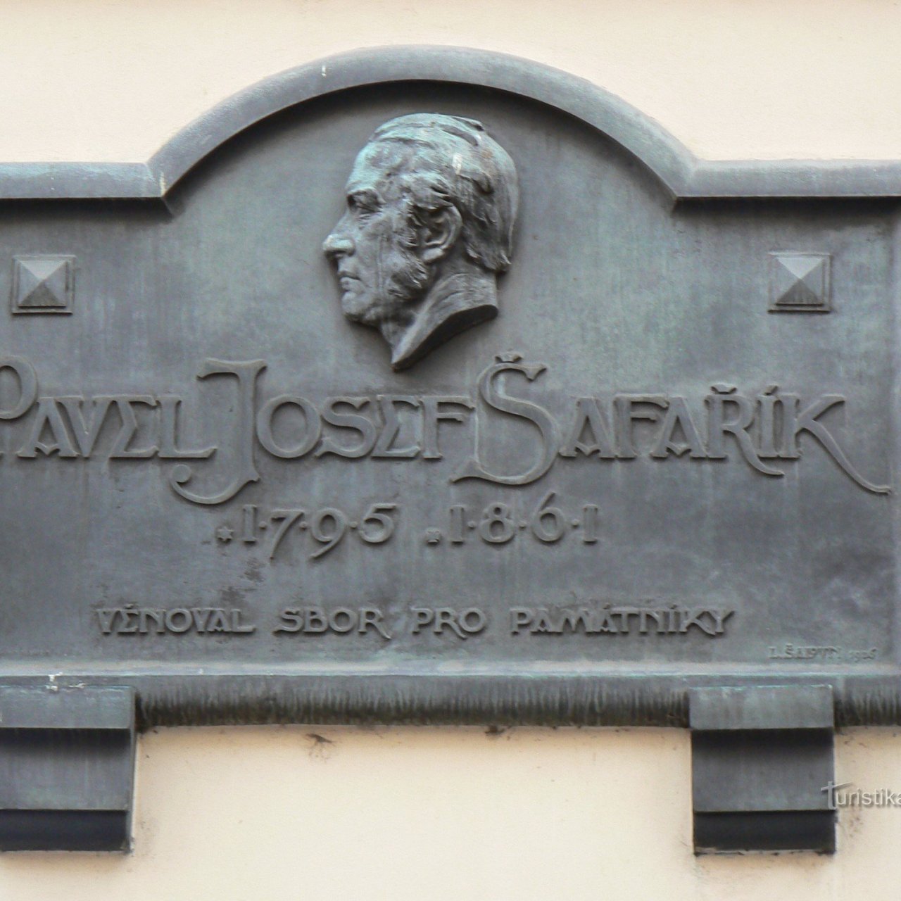 Praha 1 - Karlova - pamětní deska Pavel Josef Šafařík