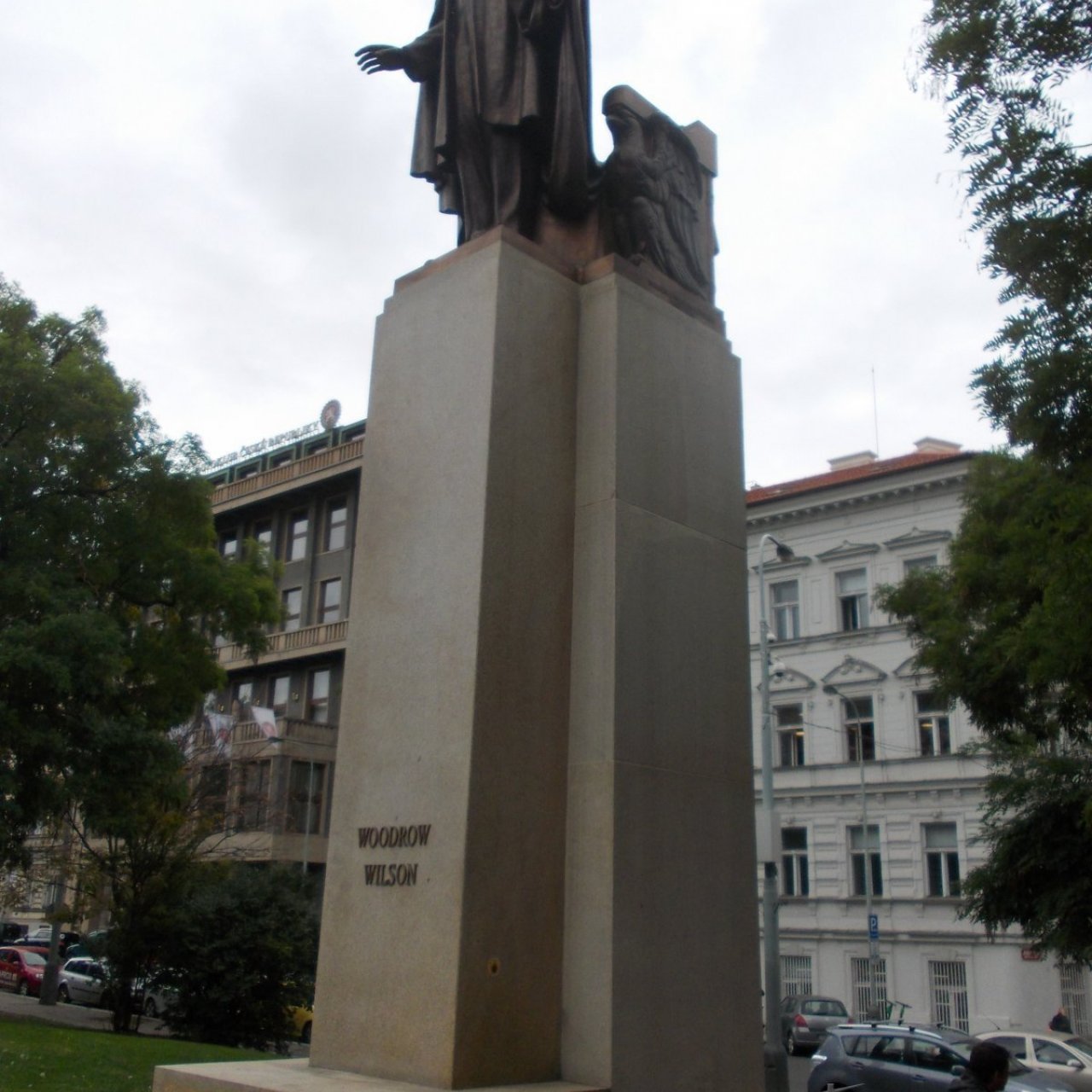 Praha - Pomník Woodrow Wilsona