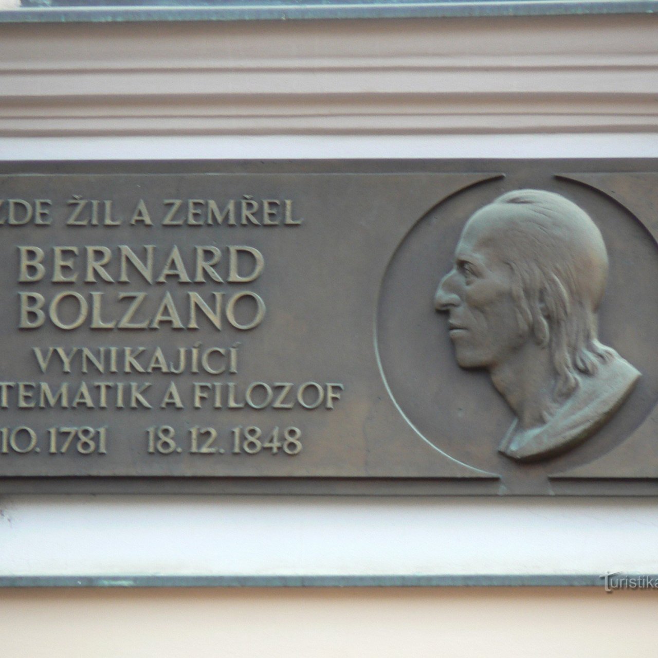 Praha 1 - Celetná - pamětní deska Bernard Bolzano