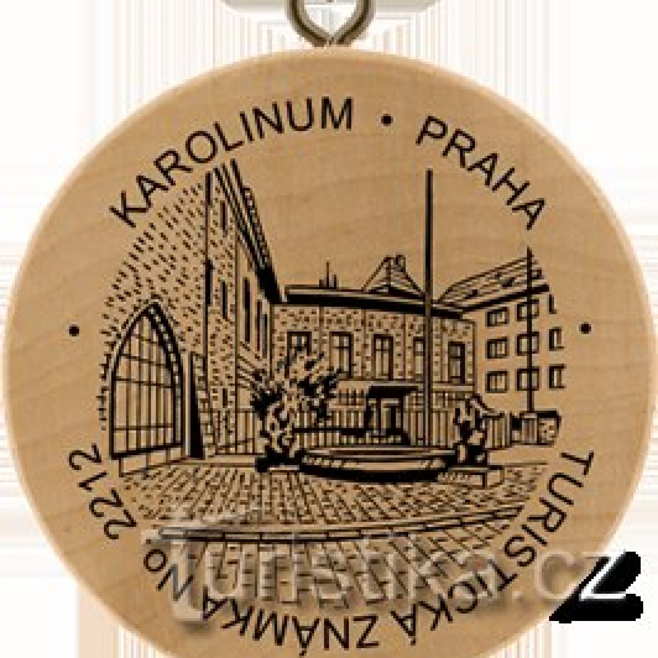 Turistická známka č. 2212 - Karolinum, Praha