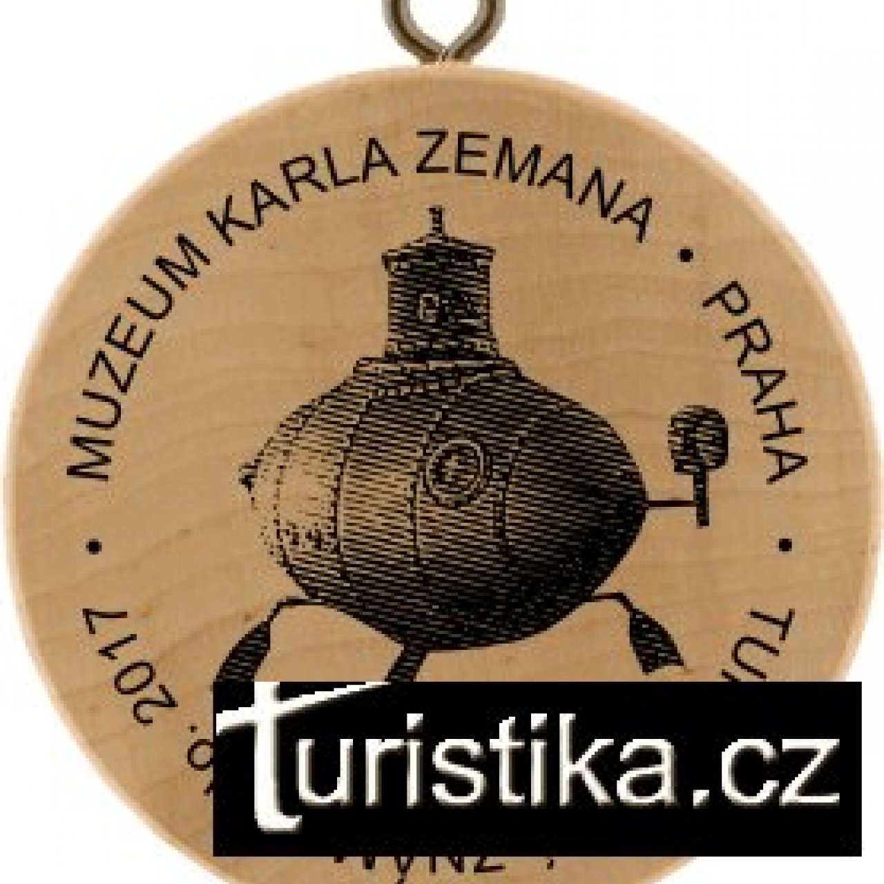 Turistická známka č. 2017 - Muzeum Karla Zemana, Praha