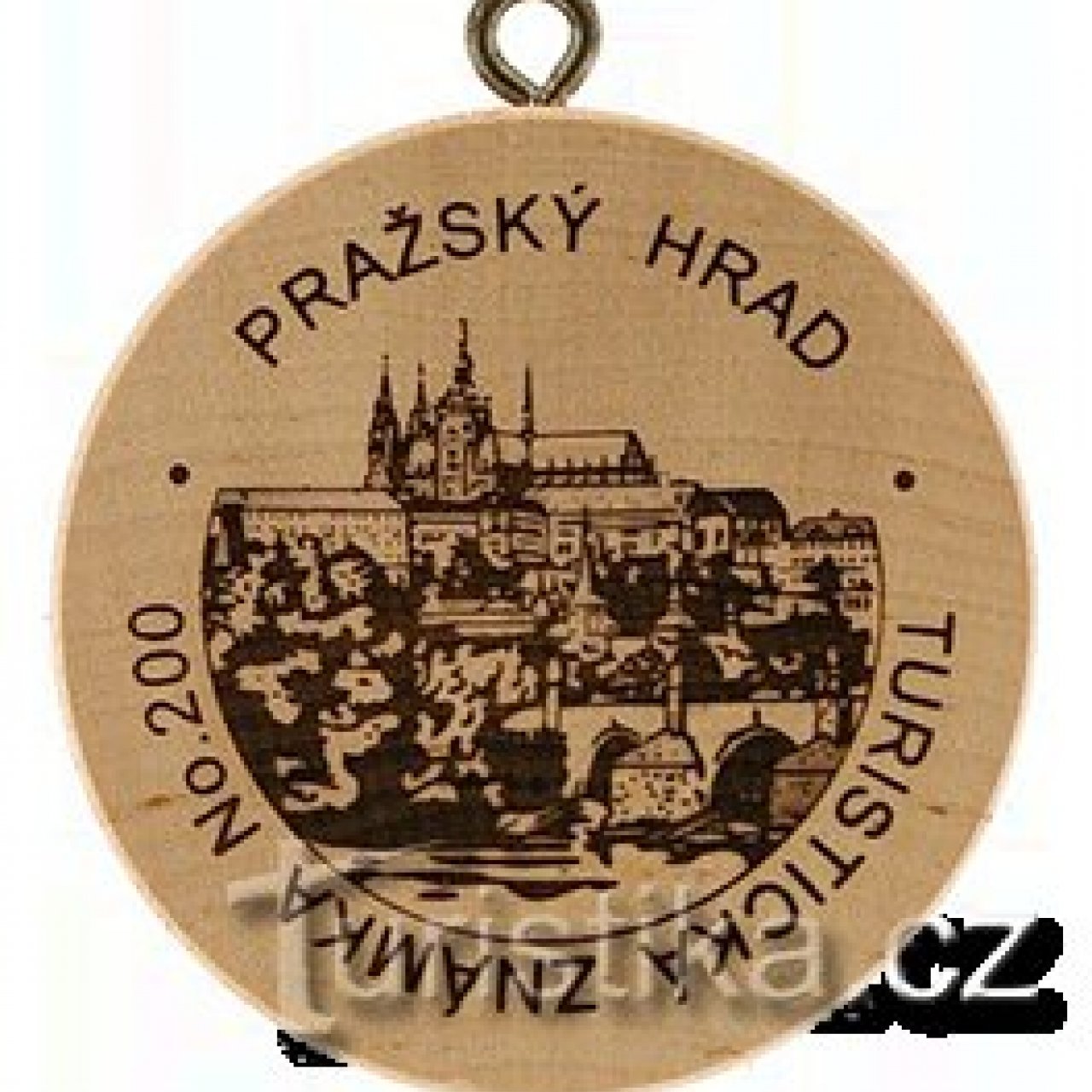 Turistická známka č. 200 - Pražský hrad