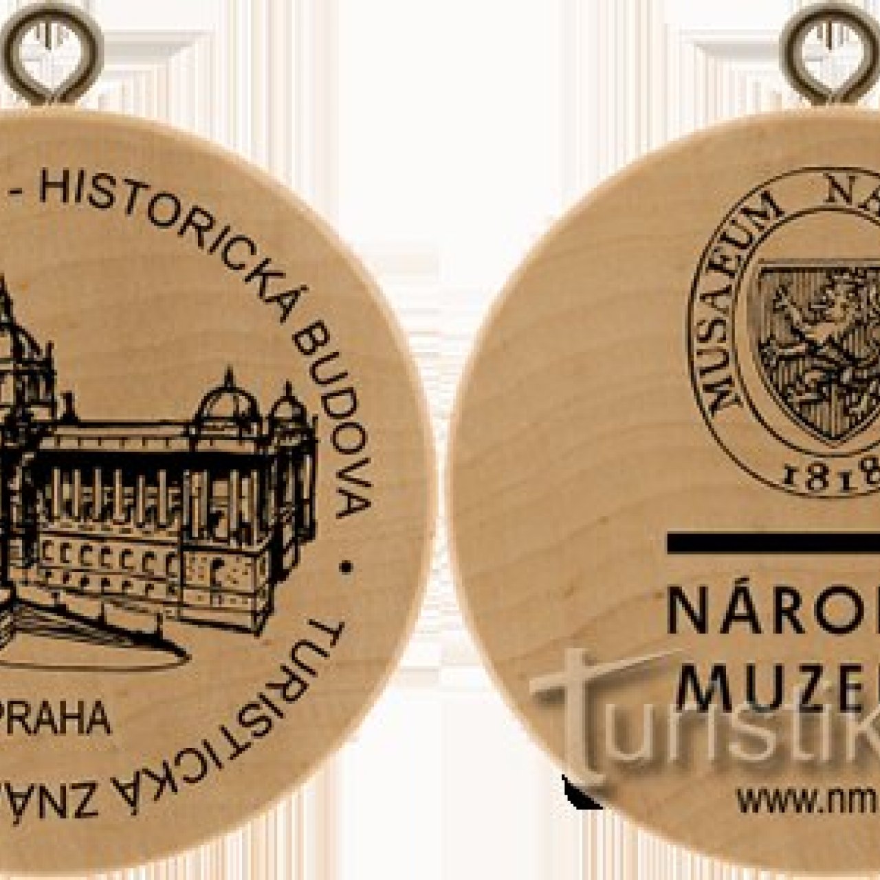 Turistická známka č. 1510 - Národní muzeum, Václavské náměstí 68, Praha 1