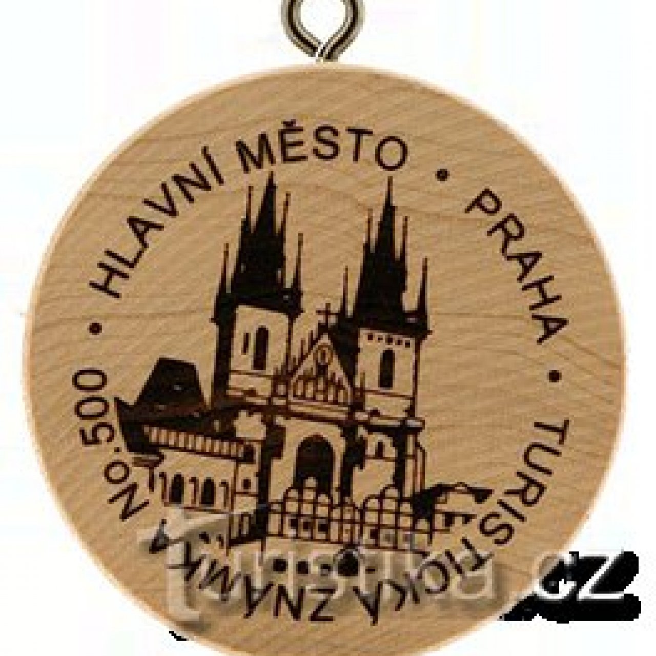 Turistická známka č. 500 - Hlavní město Praha