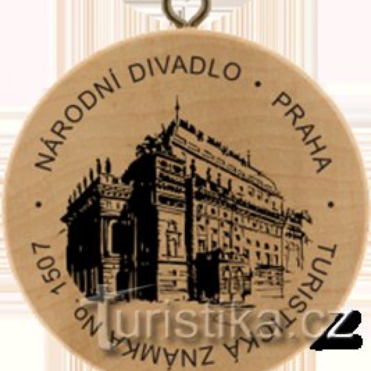 Turistická známka č. 1507 - Národní divadlo