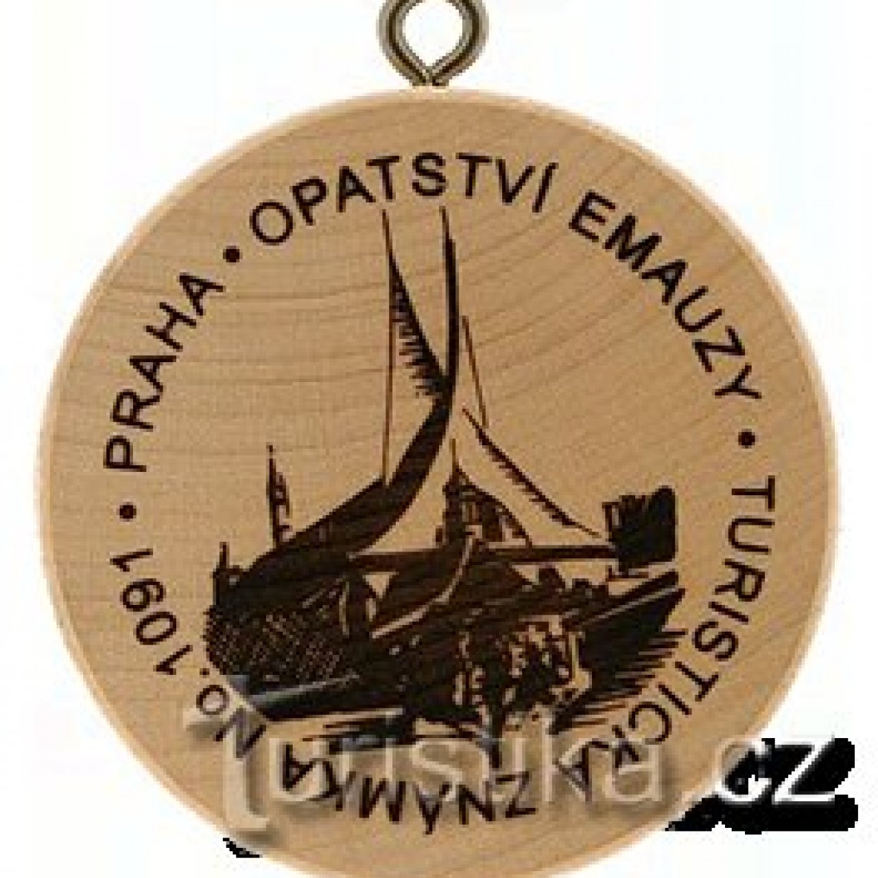 Turistická známka č. 1091 - Opatství Emauzy - Praha