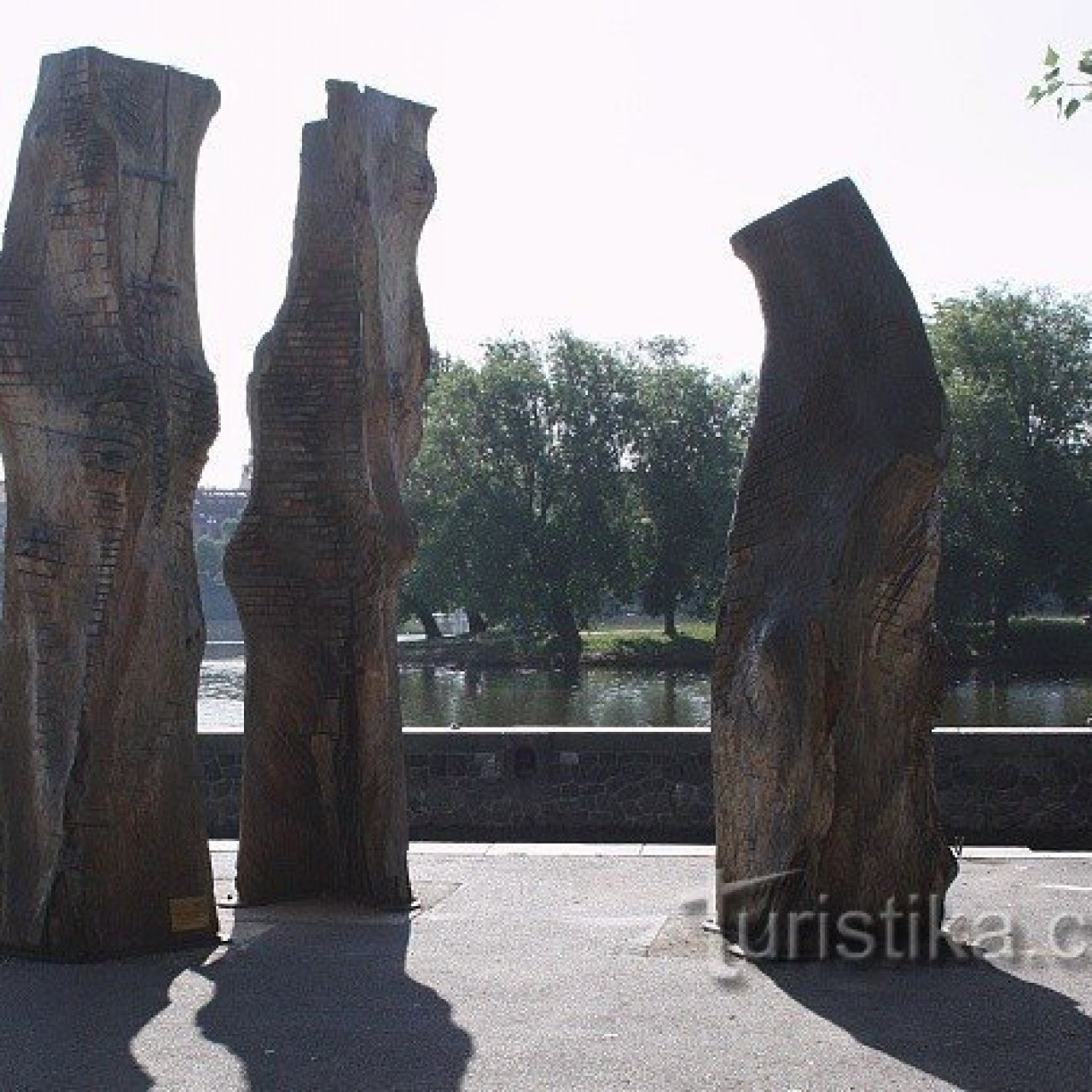 Praha, skulptura Titáni na Kampě
