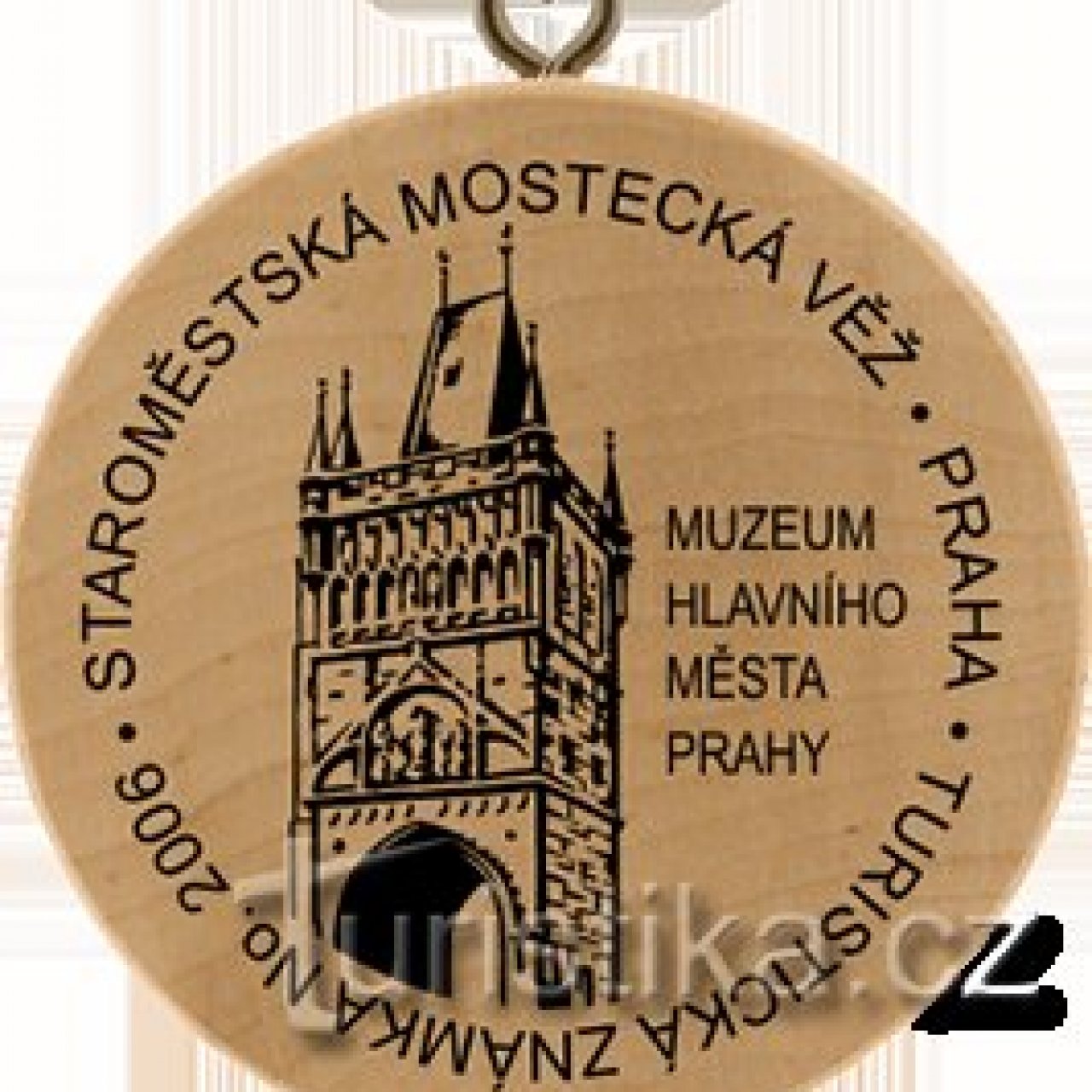 Turistická známka č. 2006 - Staroměstská mostecká věž, Praha