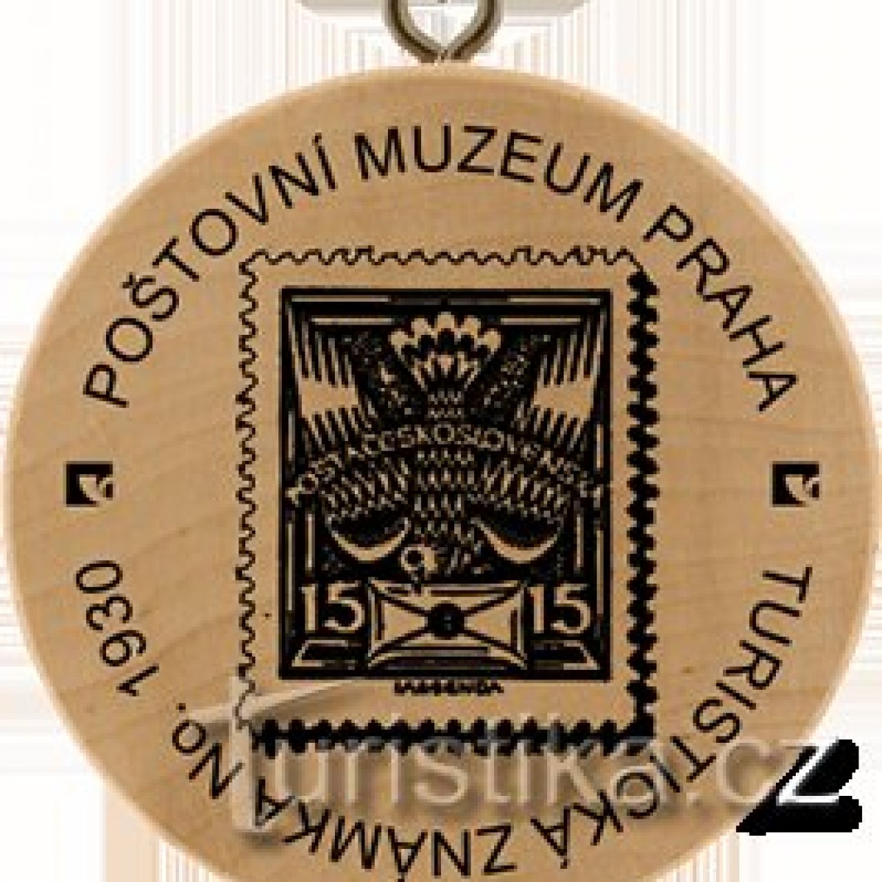 Turistická známka č. 1930 - Poštovní muzeum Praha