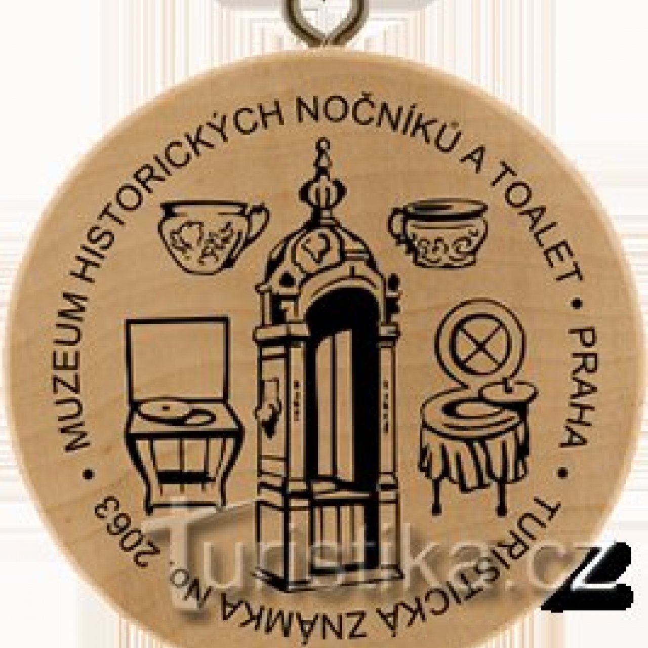Turistická známka č. 2063 - Muzeum historických nočníků a toalet, Praha