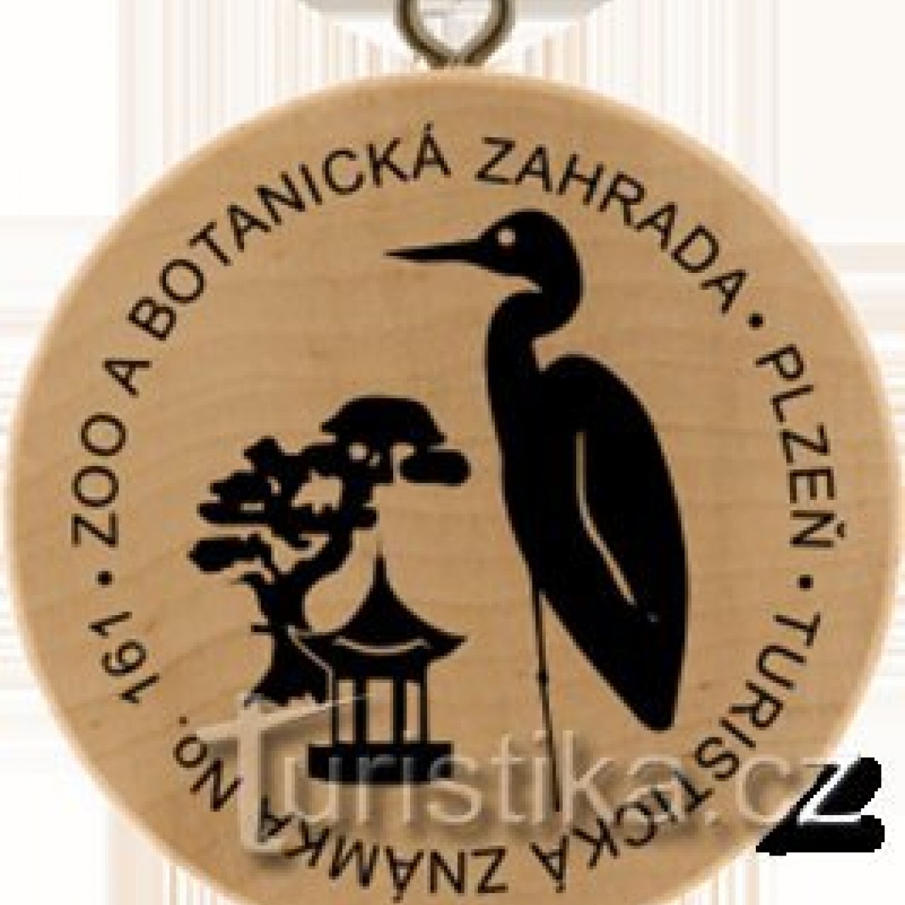 Turistická známka č. 161 - ZOO a botanická zahrada Plzeň