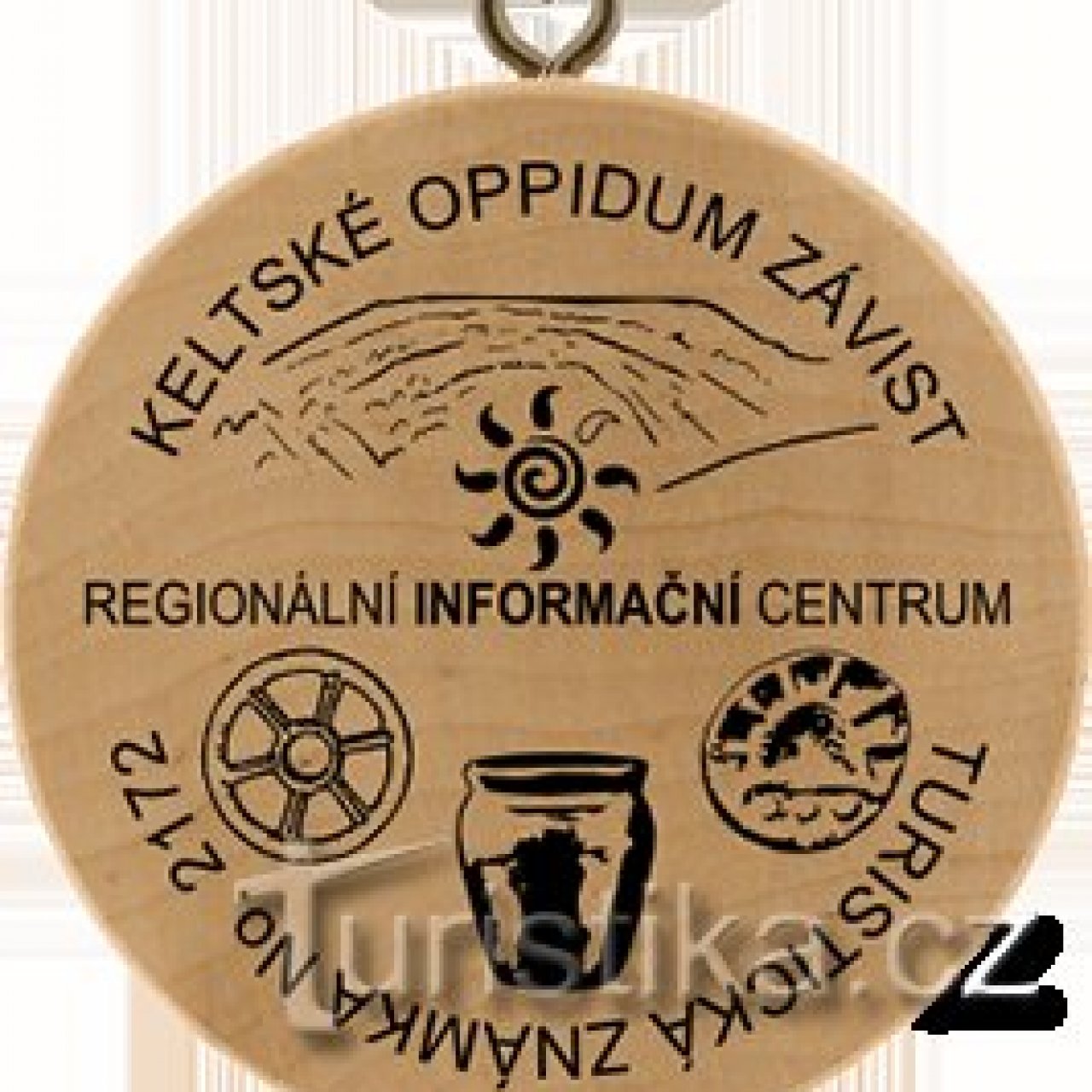 Turistická známka č. 2172 - Keltské oppidum Závist