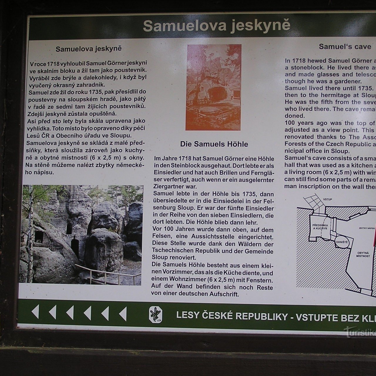 Sloup v Čechách - Samuelova jeskyně