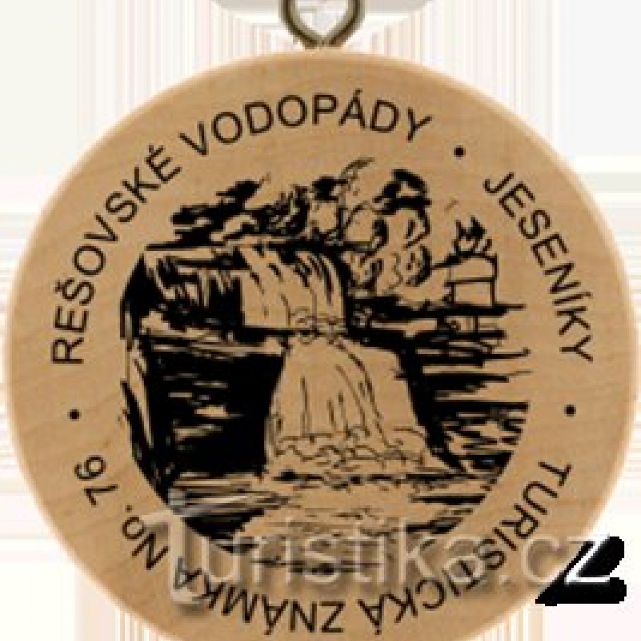 Turistická známka č. 76 - Rešovské vodopády