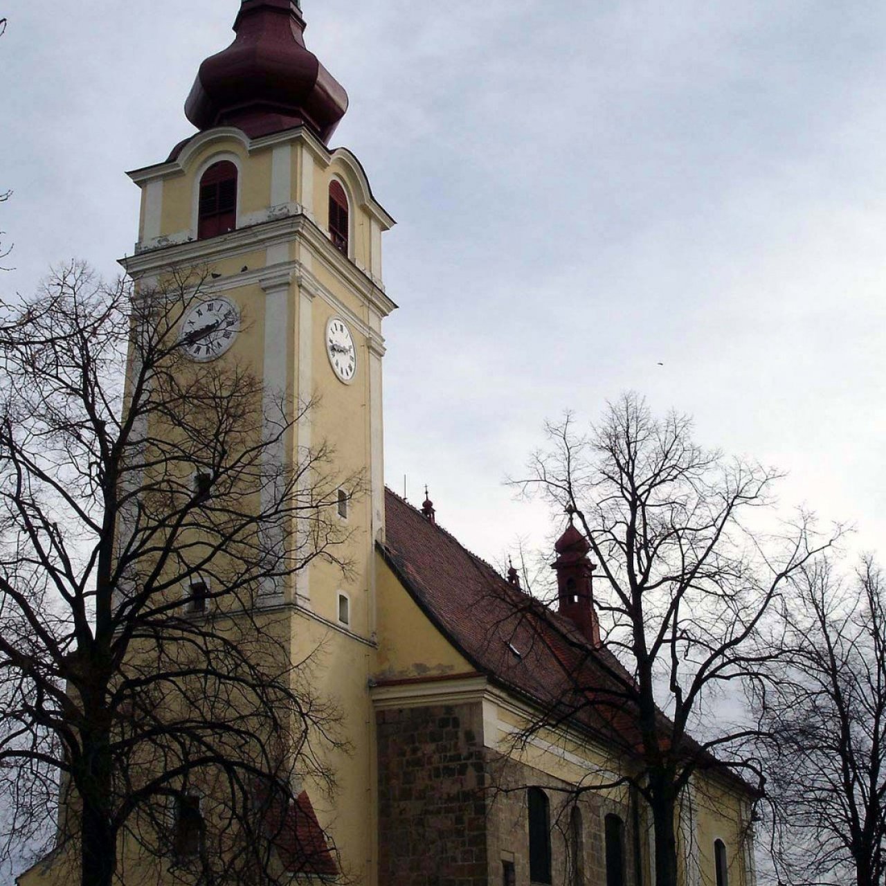 Město Hulín - kostel sv. Václava