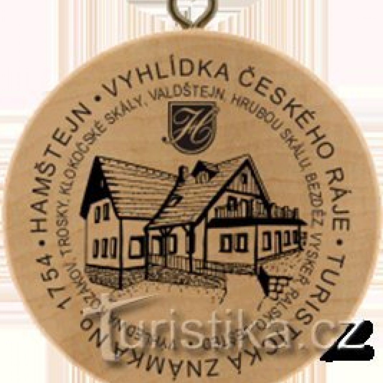 Turistická známka č. 1754 - Hamštejn - Český ráj