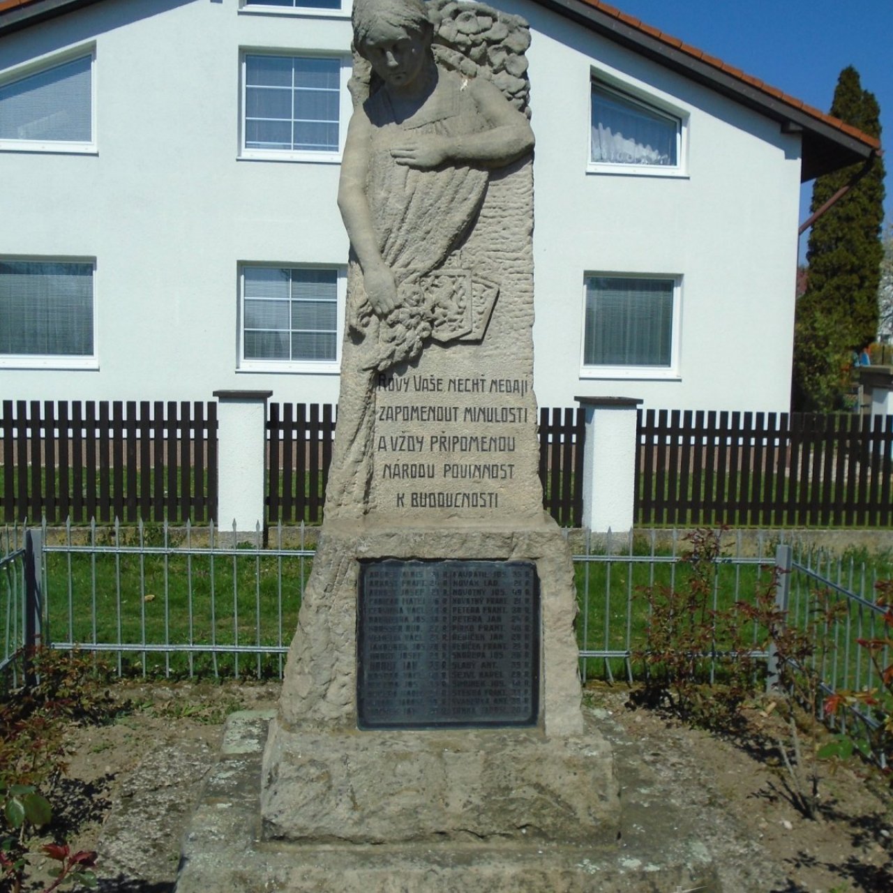 Zřízení pomníku padlým v 1. světové válce ve Vysoké nad Labem