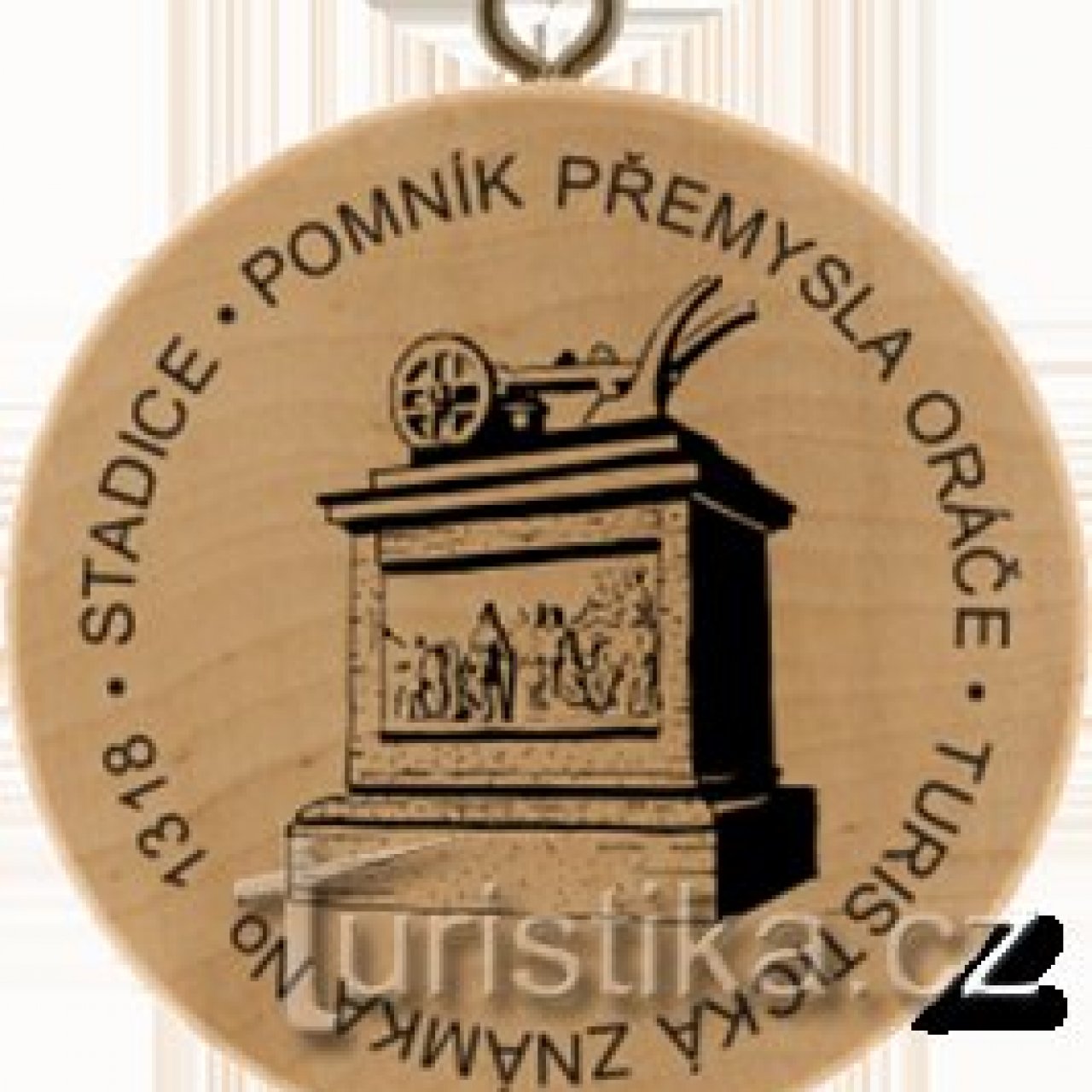 Turistická známka č. 1318 - Pomník Přemysla Oráče Stadice